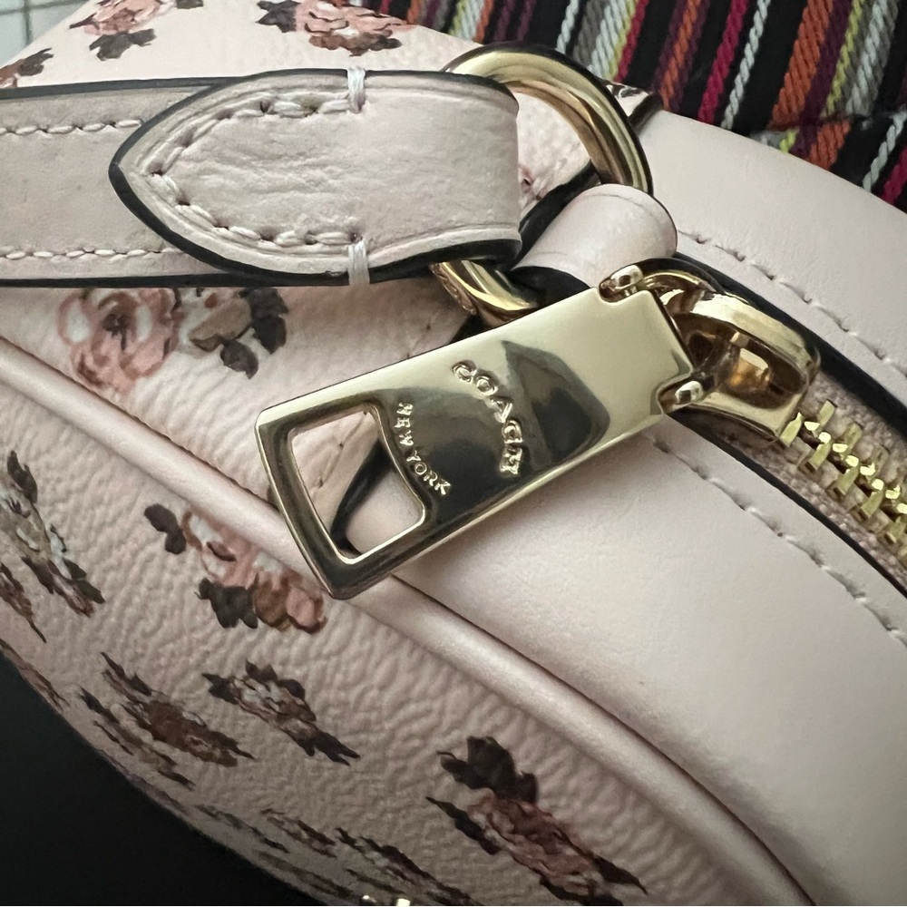 Coach Pink Floral Crossbody Bag - Picture 9 of 9